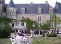 Cocktail  Vin d' honneur Jardin Chateau de La Côte